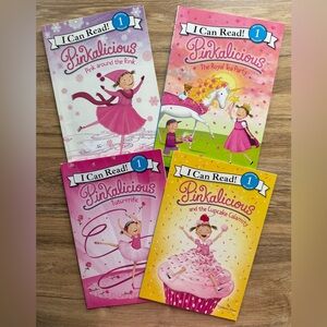 Lot of 4 Pinkalicious Level 1 I Can Read Paperback Books Literacy VGC